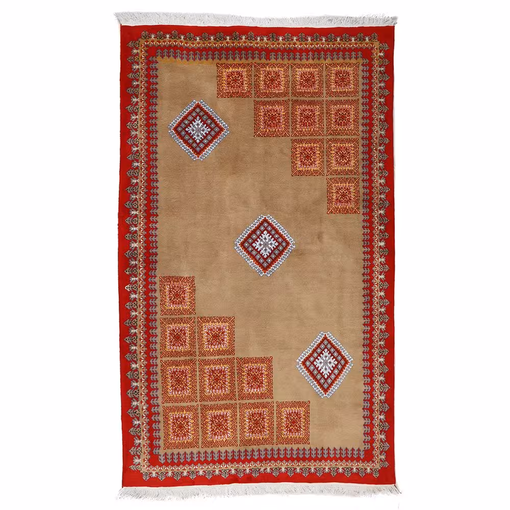 فرش یلمه دستبافت سه ونیم متری