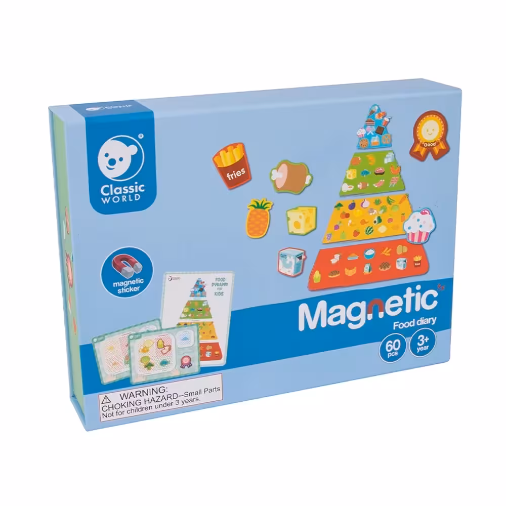 پازل مگنتی جدول غذایی کلاسیک ورد Classic World