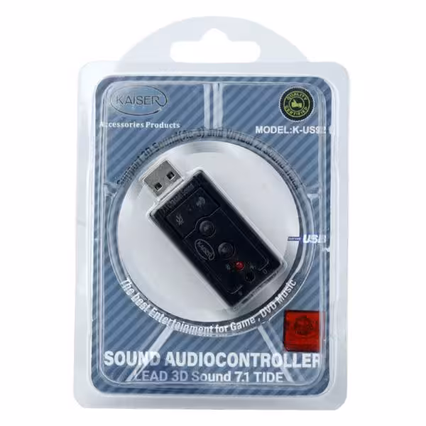کارت صدا Kaiser K-US92 7.1 ولوم دار