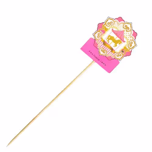 تاپر(سیخ چوبی) تم تولد کراسل دخترانه