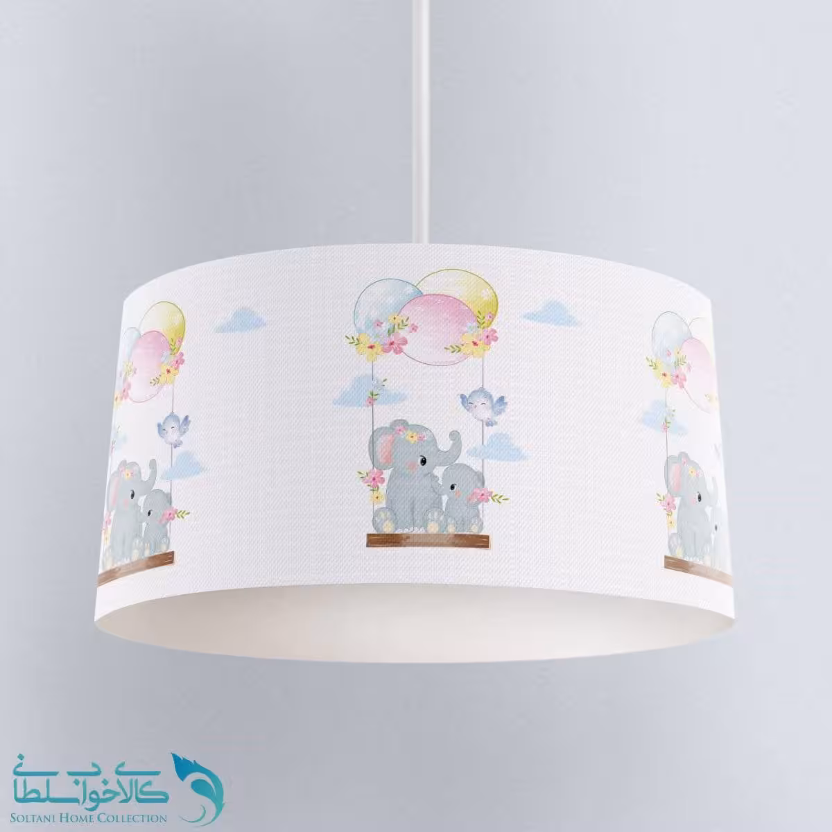 لوستر اتاق کودک طرح فیل مهربون کد A2955