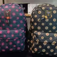 کیف کوله پشتی گل بابونه (45*35)