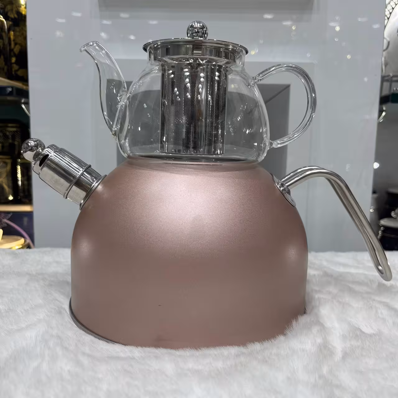 کتری قوری سوتی استیل ونتی کد 103