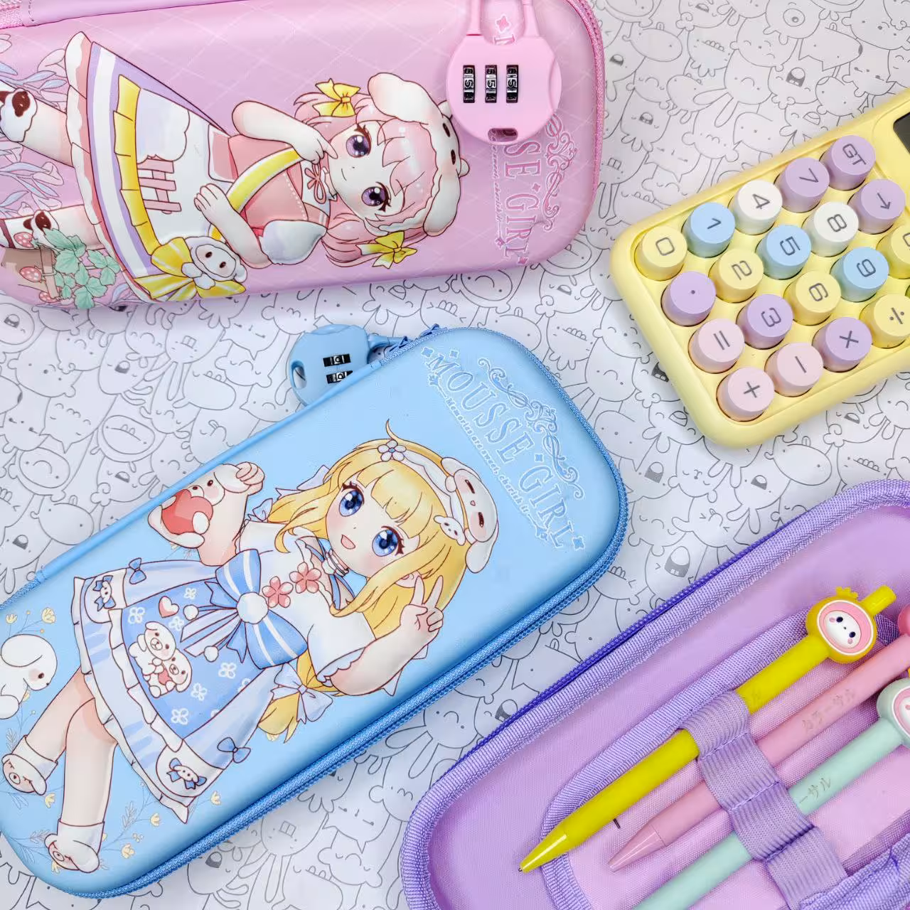 جامدادی قفل دار دختر کد 6007