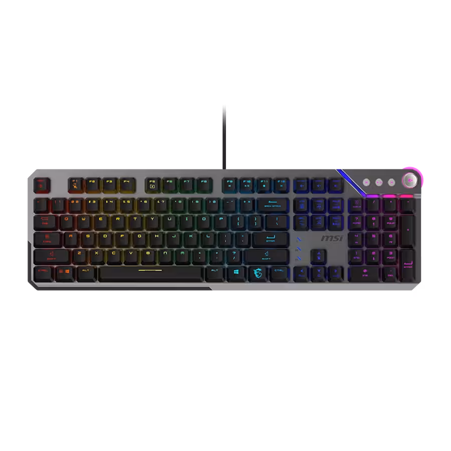 قیمت   مشخصات کیبورد مکانیکال گیمینگ MSI STRIKE 600 | تکاف