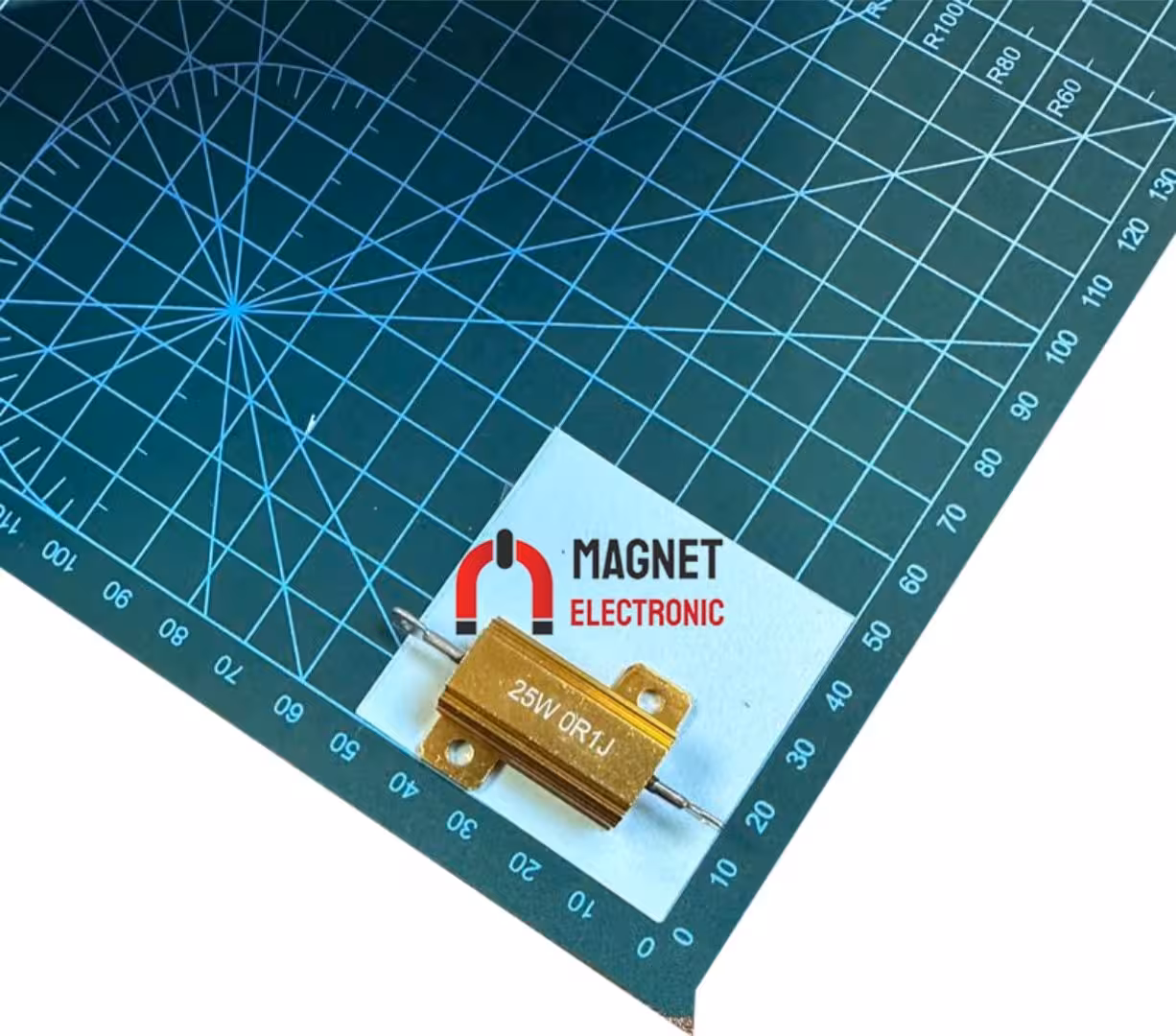 مقاومت فلزی 0.1R 25W