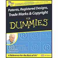 کتاب زبان اصلی Patents Registered Designs Trade Marks and Copyright For Dummies
