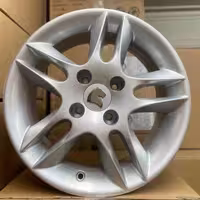 رینگ فابریک سایز 15×5.6 نقره ای 5پردوبل Ik049 اروند