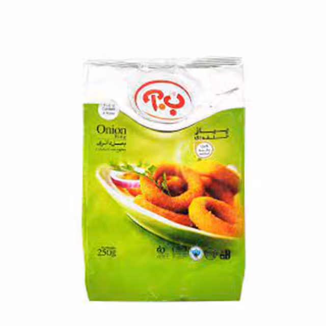 پیاز حلقه ای ب.آ 250 گرمی