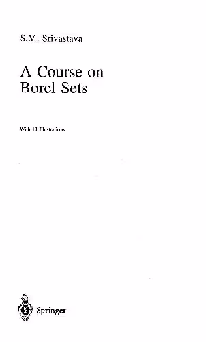 خرید و دانلود نسخه کامل کتاب A Course on Borel Sets
