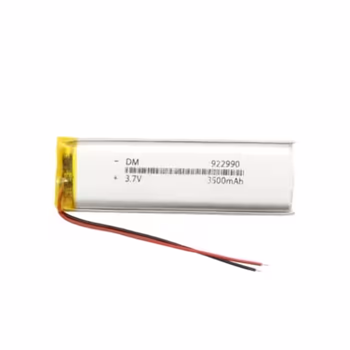 باتری لیتیوم پلیمر 3.7v ظرفیت 3500mAh کد 922990 | amazonchi