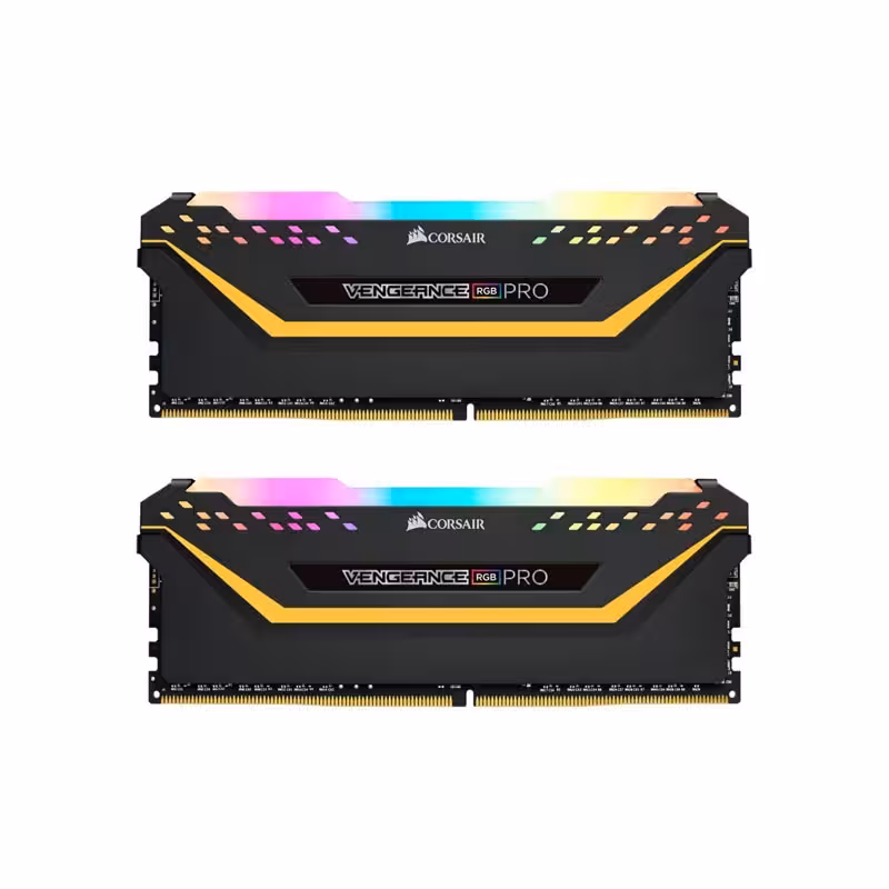 رم دسکتاپ کورسیر مدل VENGEANCE RGB PRO 3600MT/s DDR4 Dual ظرفیت 64 گیگابایت