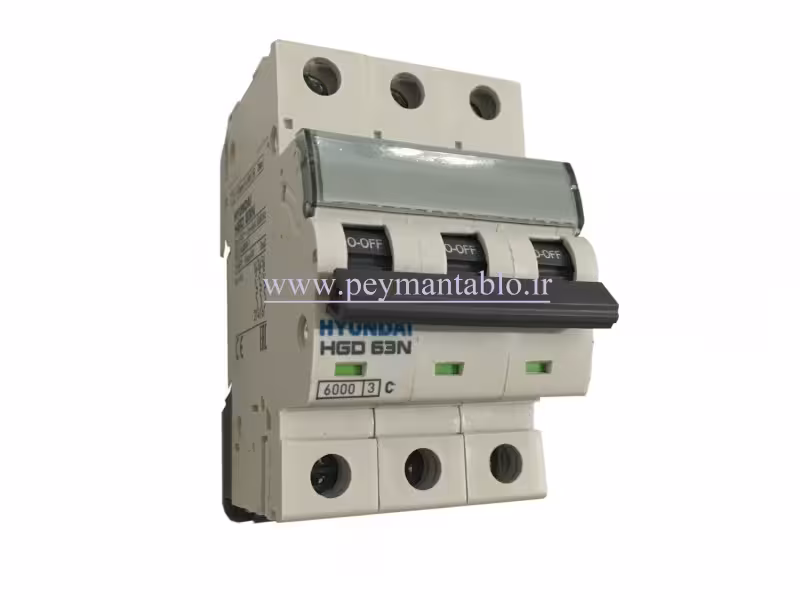 کلید مینیاتوری (mcb) سه پل / سه فاز 10 آمپر هیوندایی