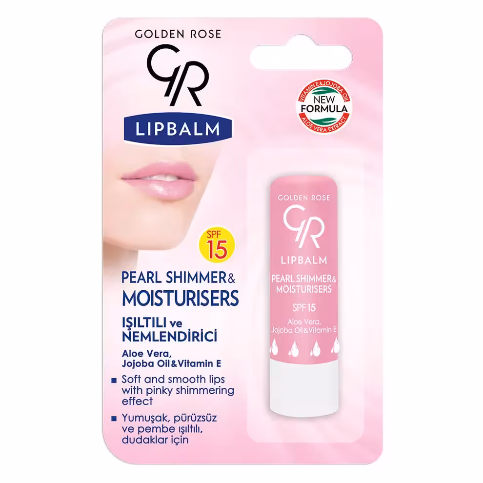 بالم لب رنگی گلدن رز Golden Rose مدل Pearl Shimmer