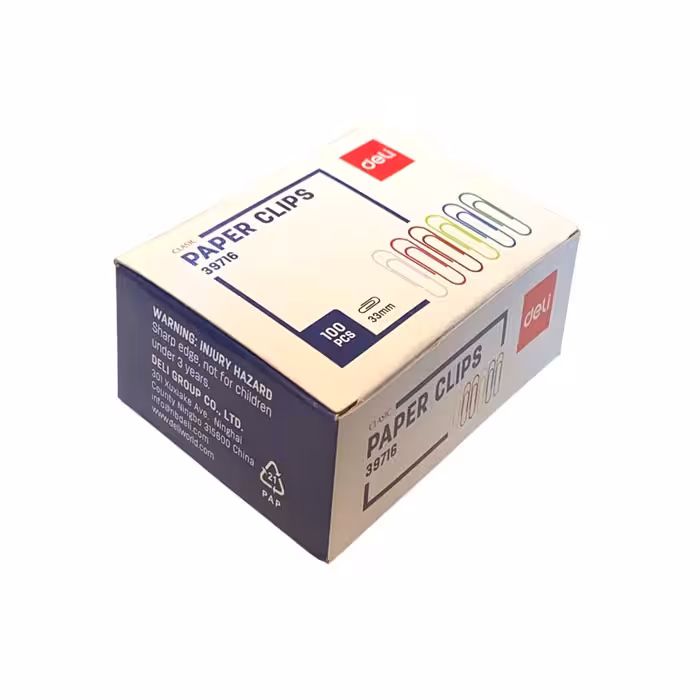 گیره (کلیپس) رنگی دلی deli مدل mm 33