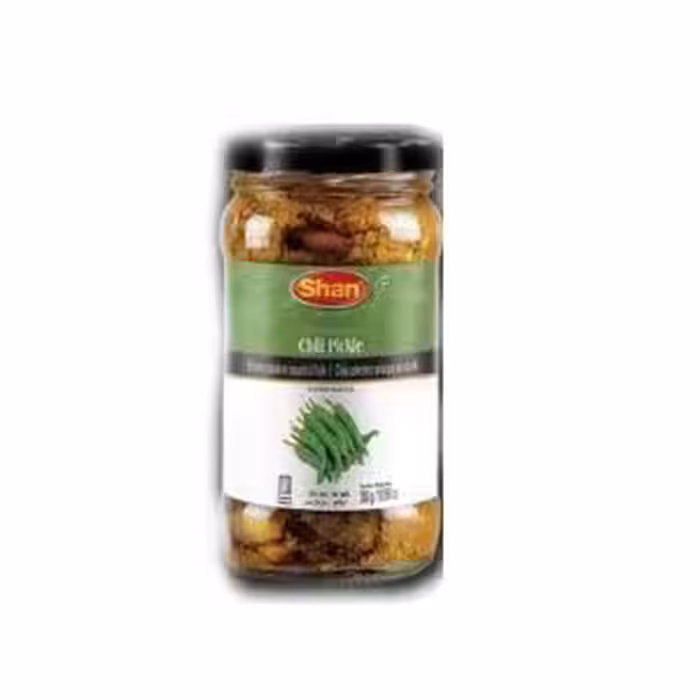 ترشی فلفل سبز شان Shan وزن 320 گرم