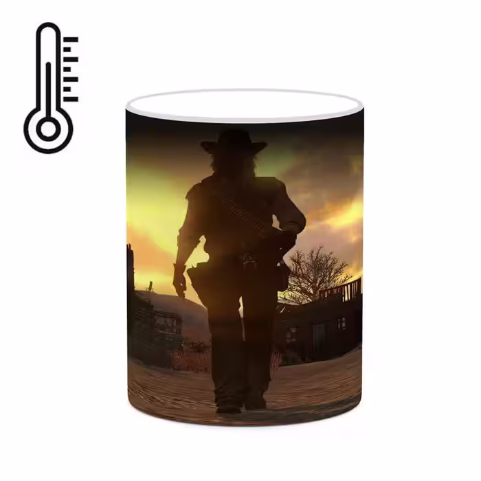 ماگ حرارتی   بازی رد دد Red Dead Redemption کد mgh30092