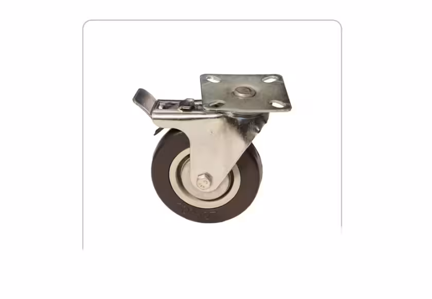 چرخ بیمارستانی کفی ترمزدار