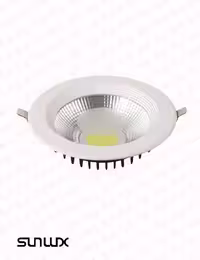 چراغ COB توکار 30 وات پشت کوتاه سان لوکس مدل D307R