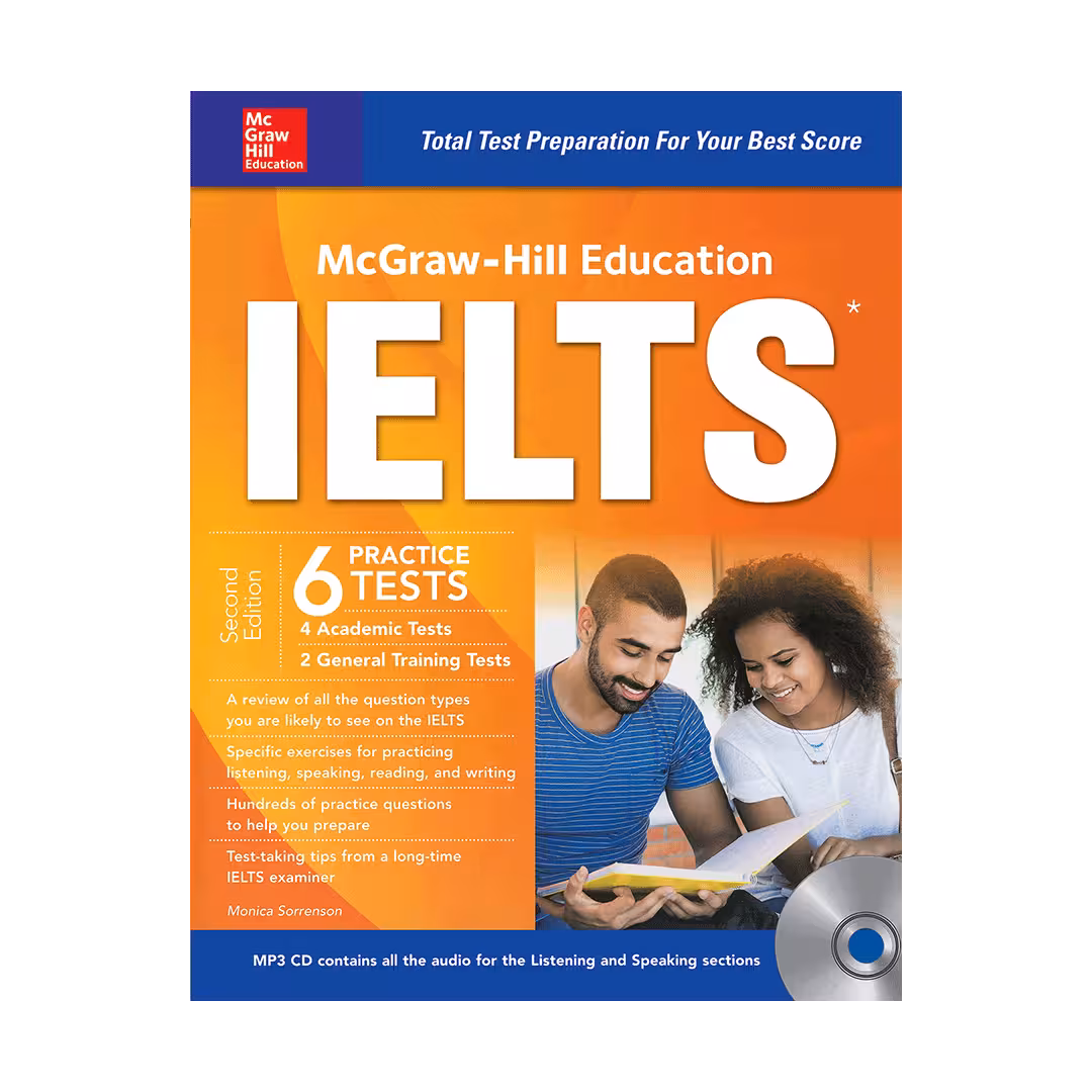 خرید کتاب McGraw-Hill IELTS 6 Practice Tests (2nd)