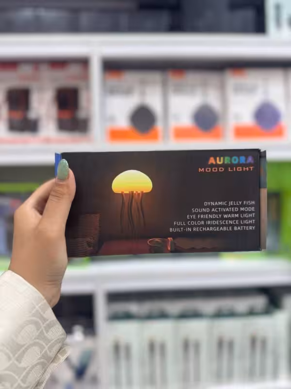 چراغ خواب عروس دریایی متحرک اورجینال وارداتی AURORA MOODLIGHT