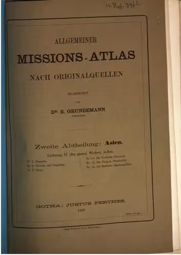 خرید و دانلود نسخه کامل کتاب Allgemeier Missions-Atlas / Asien