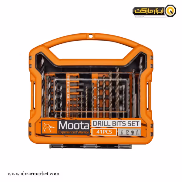 ست مته و سر پیچ گوشتی موتا 41 عددی مدل MO310007