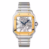 ساعت مچی مردانه کارتیر Cartier Santos Skeleton WHSA0019