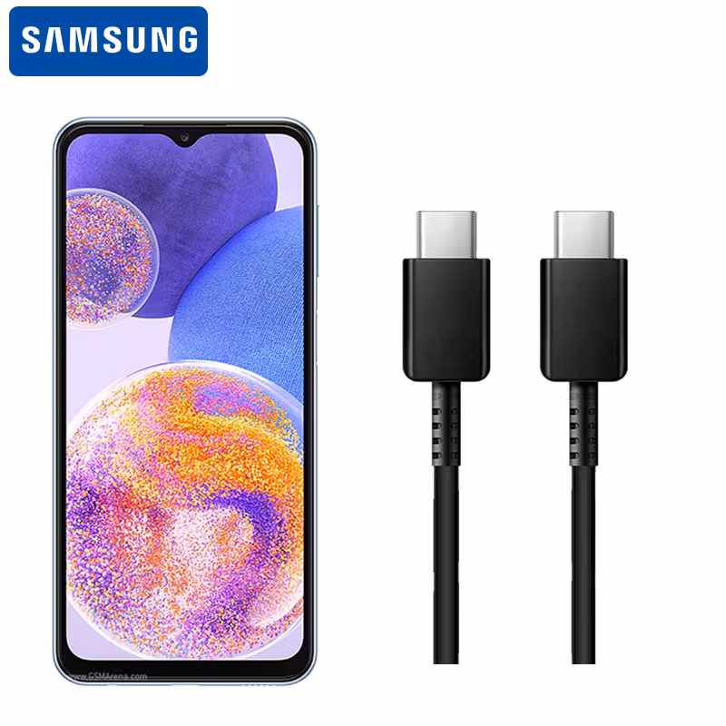 کابل شارژ سامسونگ A23 4G فست شارژ تایپ سی به تایپ سی Samsung Type C Cable EP-DG977 3A