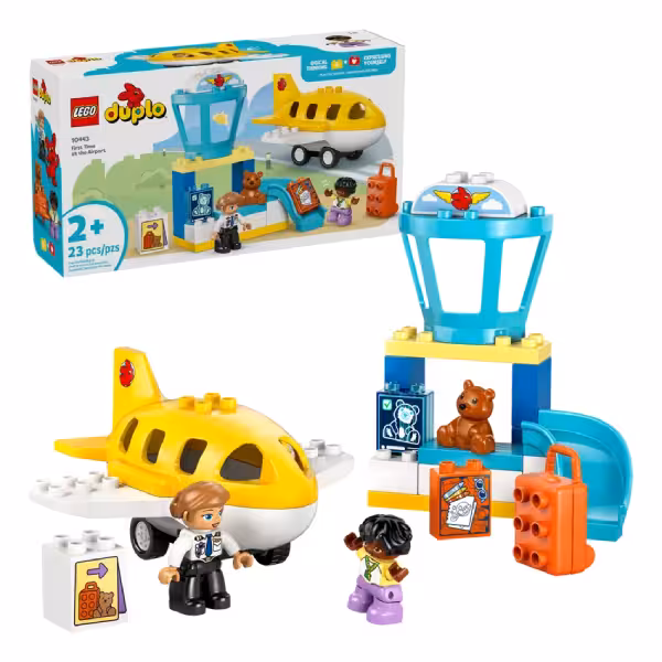 لگو سری دوپلو مدل First Time at the Airport کد 10443