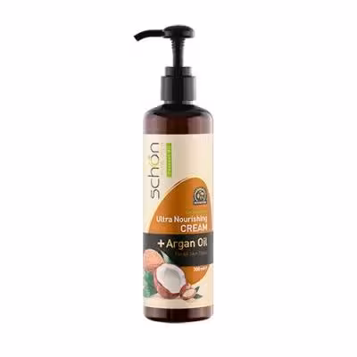 کرم مرطوب کننده آرگان نارگیل شون|Schon Argan Oil &amp; Coconut Oil Ultra Nourishing Cream