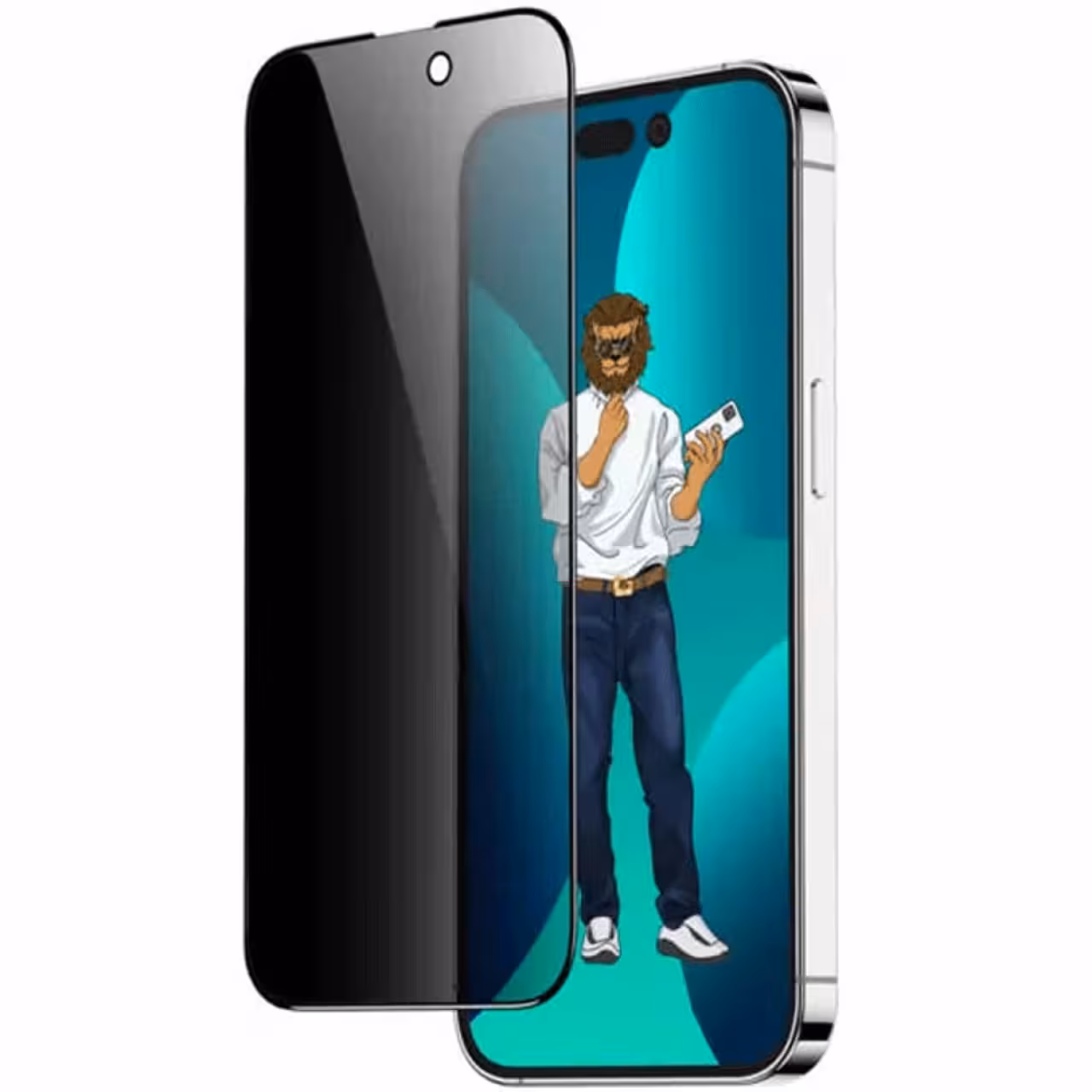 گلس پرایوسی آیفون 13 پرومکس و آیفون 14 پلاس گرین لاین GN9HSPY14M