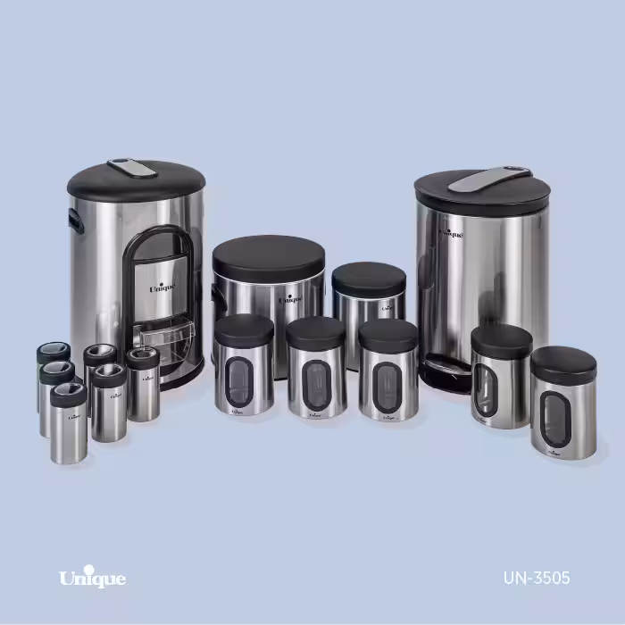 سرویس14پارچه استیل یونیک کد محصول: UN-3505