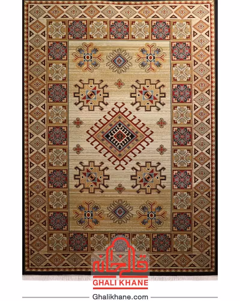 سوپر گلیم ماشینی ستاره کویر یزد  کد GB-G29A-8200B