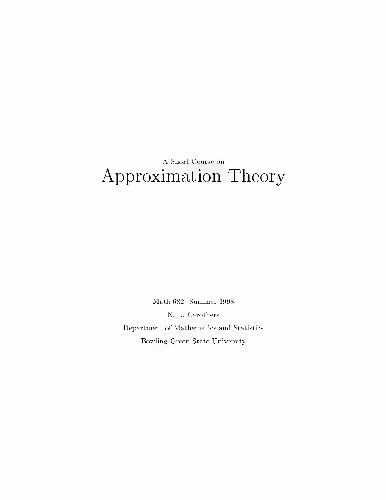 خرید و دانلود نسخه کامل کتاب A short course on approximation theory (Math682)