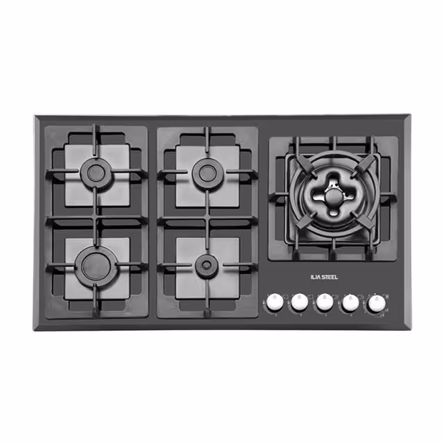اجاق گاز صفحه ای شیشه ای ایلیا استیل مدل G 501