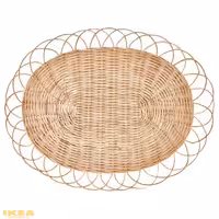 مت بشقاب حصیر دستبافت مدل VARGFISK | برند ایکیا | ارسال 15 الی 20 روز کاری