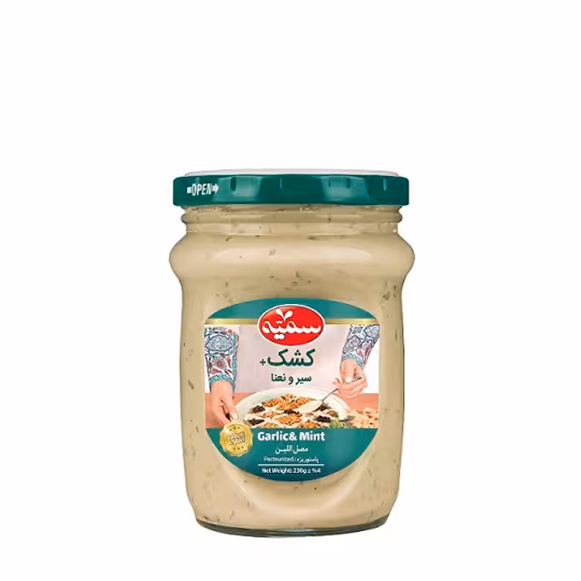 کشک سیر و نعنا سمیه 230 گرمی