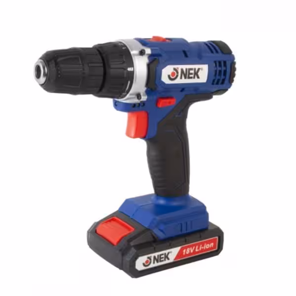 دریل و پیچگوشتی شارژی 18 ولت لیتیوم دو سرعته NEK مدل 182LI