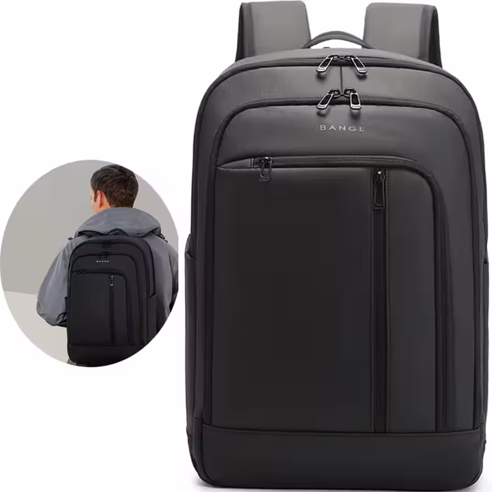 کوله پشتی لپ تاپ 15.6 اینچی ضدآب بنج Bange BG-3076 مدرسه و مسافرتی