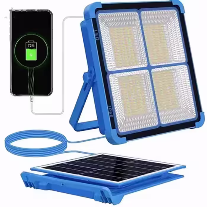 پروژکتور شارژی خورشیدی 200 وات UXI مدل BL-911