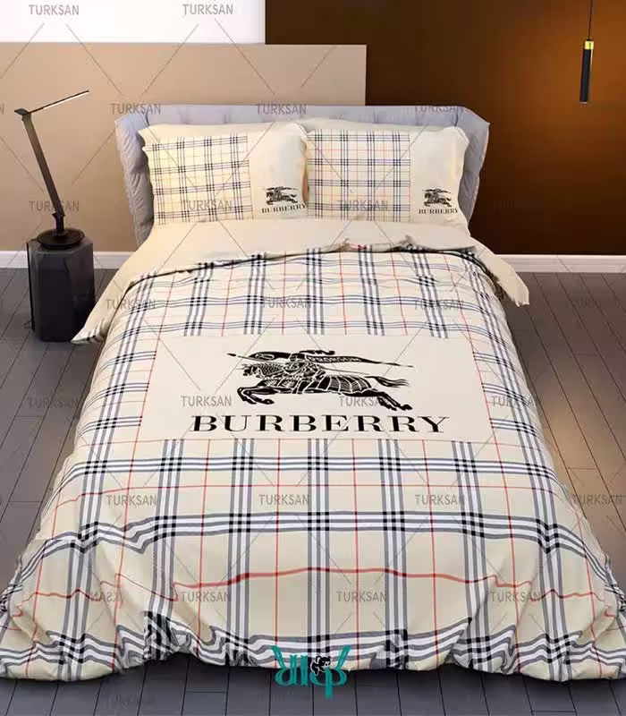روتختی دو نفره طرح Burberry کد D451