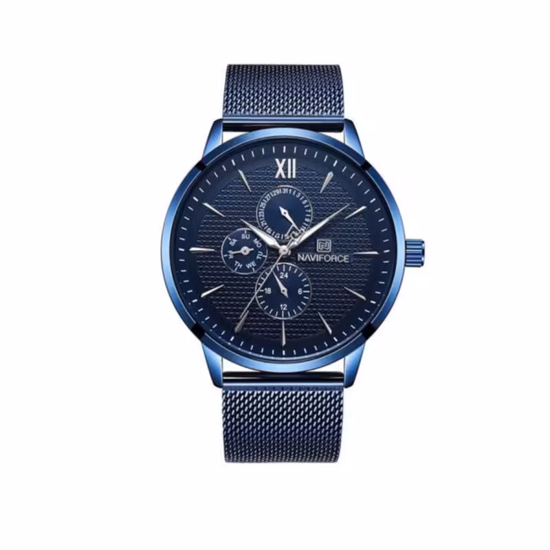 ساعت مچی عقربه‌ای مردانه  کوارتز نیوی فورس مدل NF3003