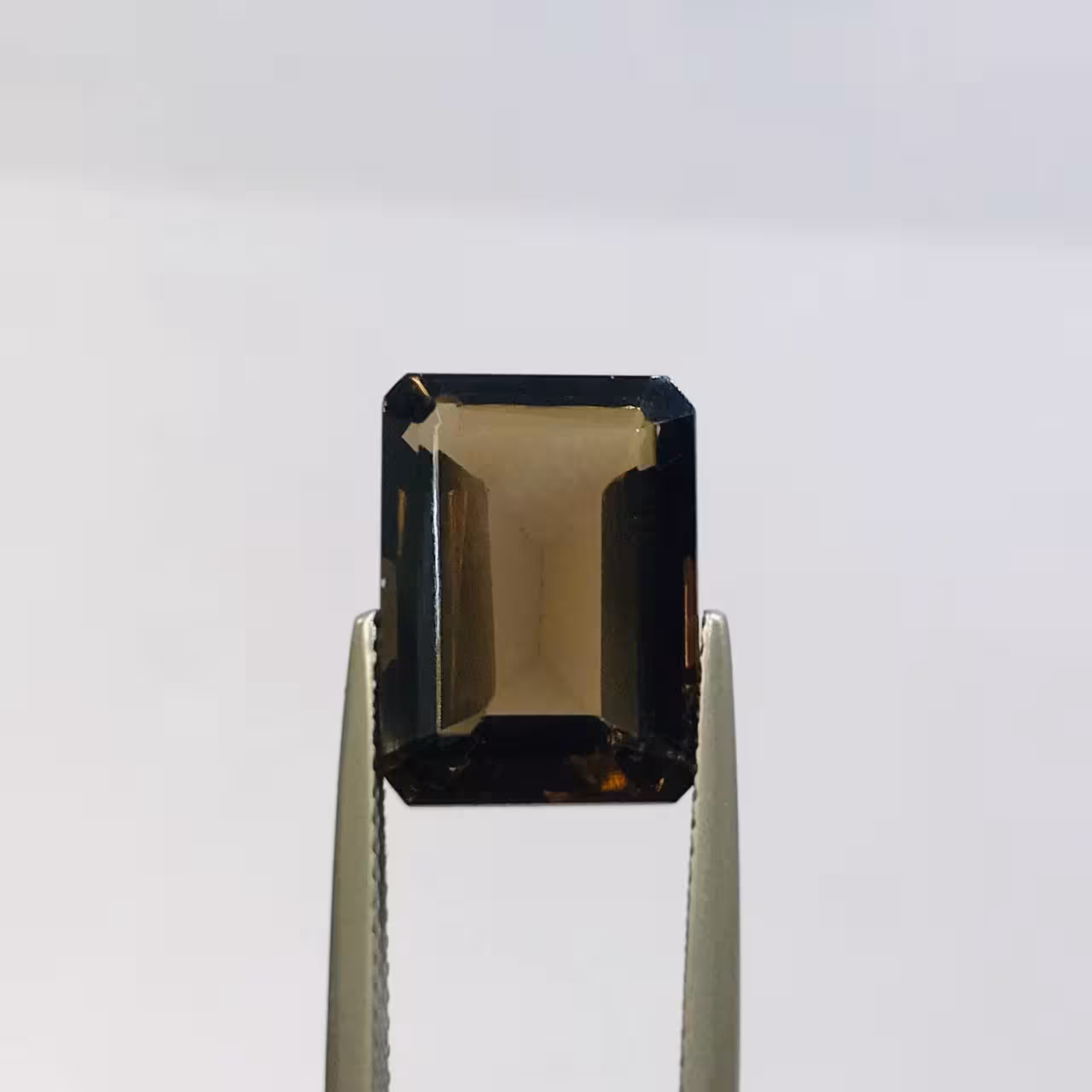 نگین کوارتز دودی اصل سایز 14*10