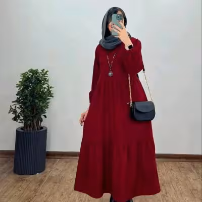 کفتان مخمل کبریتی ریز.موجودی سوال شود