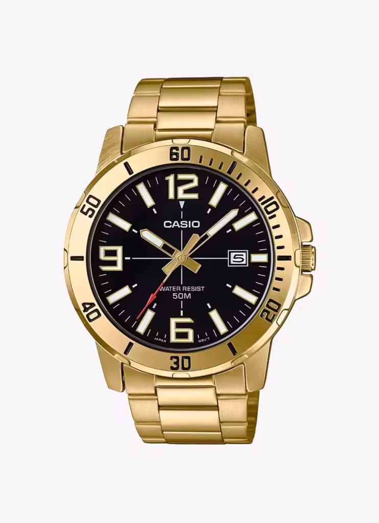 ساعت مچی مردانه کاسیو مدل CASIO-MTP-VD01G-1B