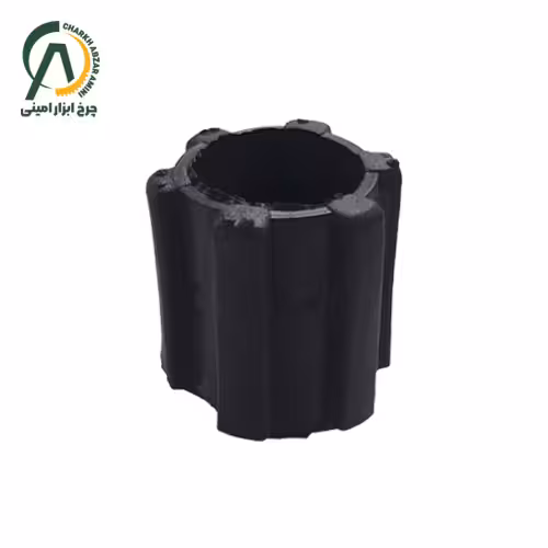 ته پایه لاستیکی گرد شیاردار 20 میلی متر