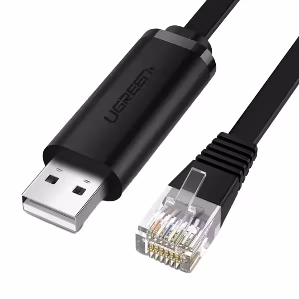 کابل مبدل USB2.0 به RJ45 100Mbps یوگرین مدل CM204-50773