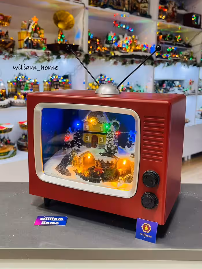 تلوزیون موزیکال کریسمس،دهکده برفی و قطار