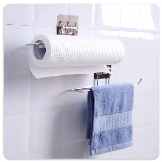 جا دستمالی استیل